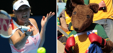 Caroline Versus The Kangaroo, Caroline Wozniacki