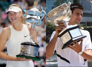 Maria Sharapova, Novak Djokovic Take Australian Open Titles