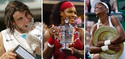 Rafael Nadal, Serena Williams, Venus Williams, French Open, Roland Garros 2009, Lawn Tennis Magazine