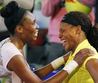 Serena Williams, Venus Williams Columbia Exhibition