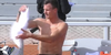 Marton Fucsovics Roland Garros 2020, French Open, shirtless male tennis player