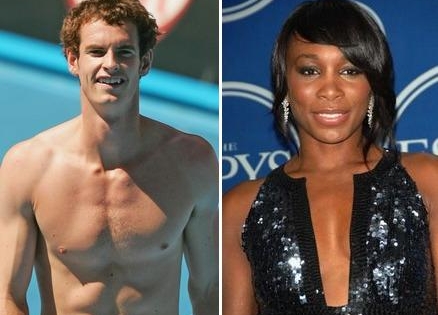 andy murray. Andy Murray, Venus Williams