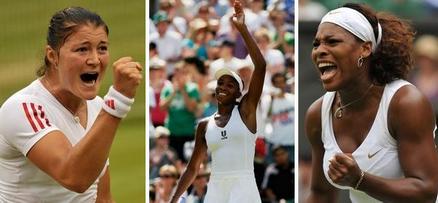 Dinara Safina, Venus Willians, Serena Williams In Action, Wimbledon 2009, Lawn Tennis Magazine