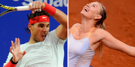 Rafael Nadal, Maria Sharapova Win On Clay