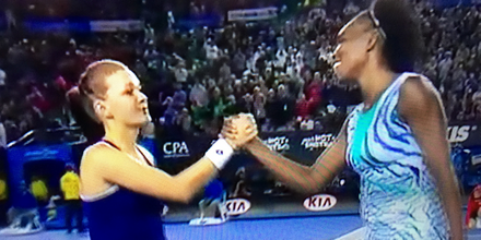 Venus Williams Stuns Agnieszka Radwanska At The Australian Open