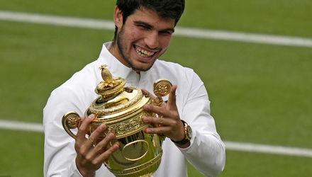 Carlos Alcaraz Defeats Defending Champion Novak Djokovic At Wimbledon